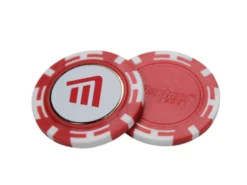 Masters Poker Chip &amp; Magnetic Ball Marker - Black