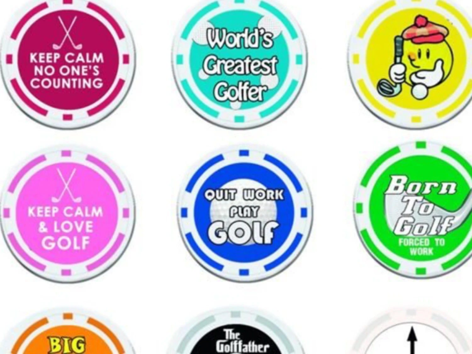 Longridge Poker Chip Ball Markers