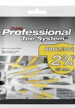 Pride Pts 2 3/4 Tee Pack Yellow - 20 Pack