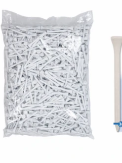 Masters 2 3/4 White Wooden Tees X 1000